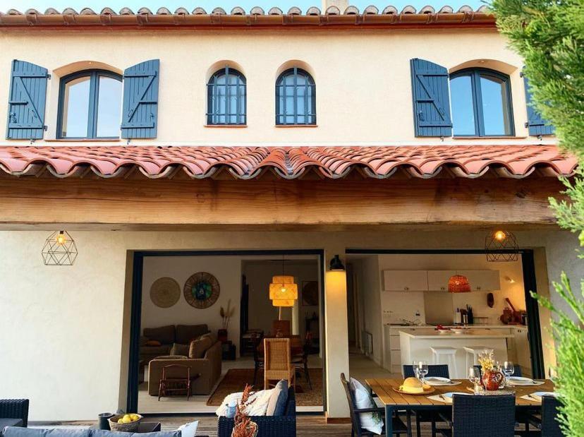 Le Petit Bali Spacieuse Villa Pour 8 Avec Piscine Saint-Cyprien  Exterior foto