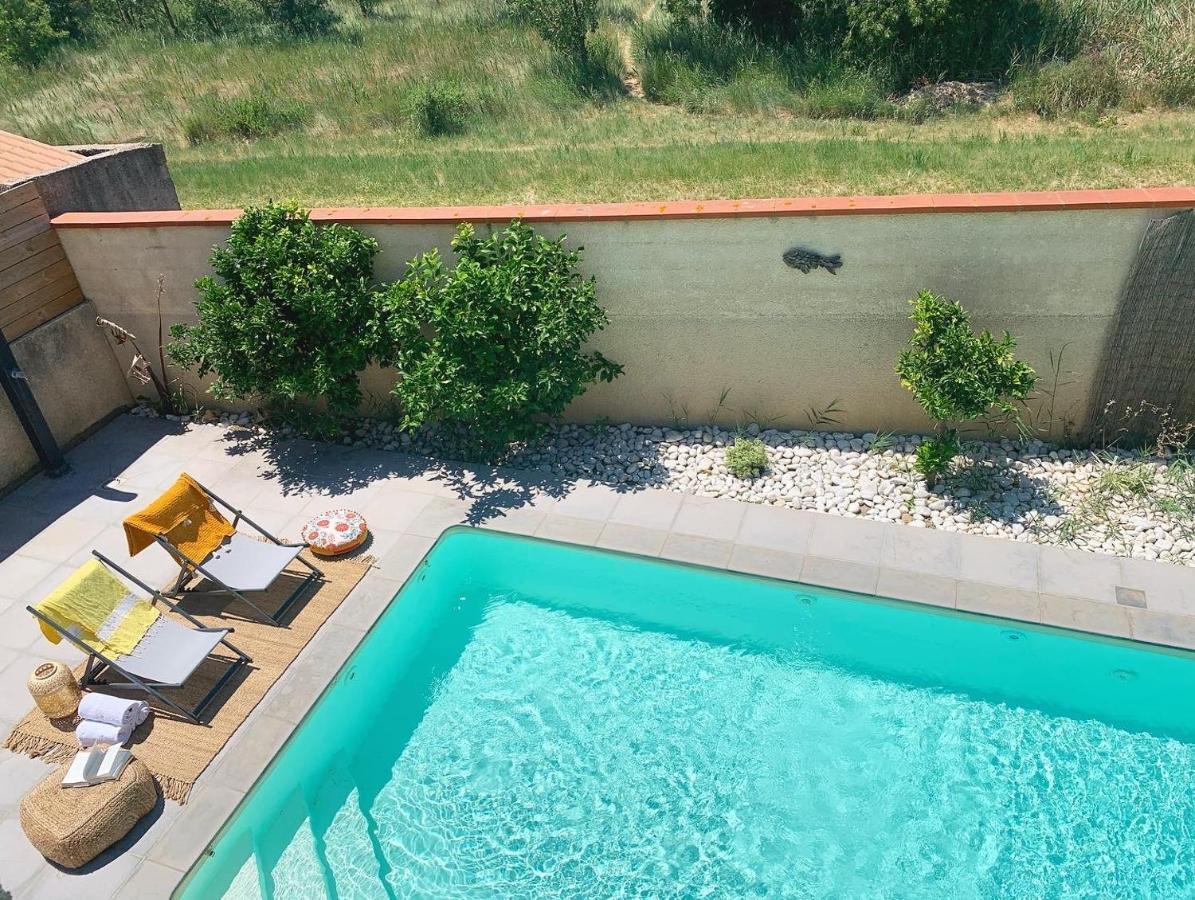 Le Petit Bali Spacieuse Villa Pour 8 Avec Piscine Saint-Cyprien  Exterior foto